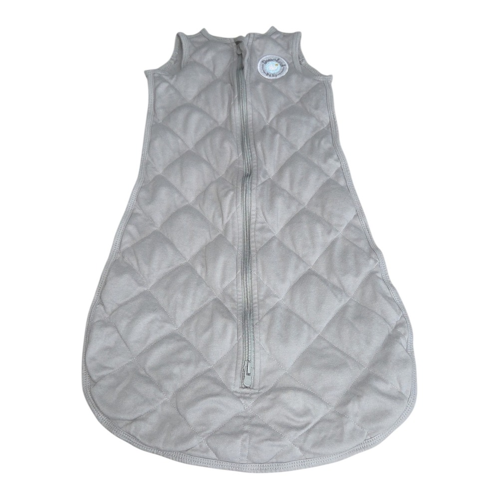Dreamland Baby Weighted Sack Unisex 0-6M Gray Dream Weighted Sack Quilted Cotton